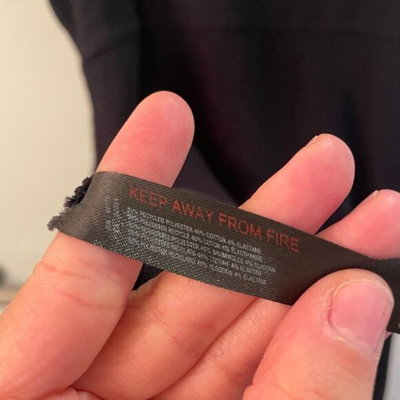 FREE PEOPLE BEACH BUTTON FRONT DRESS MEDIUM BLACK - Picture 6 of 6